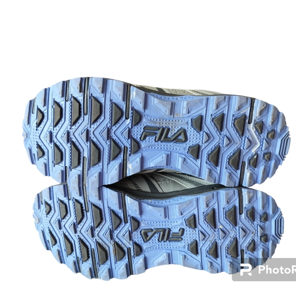 Fila Shoes women's ladies athletic grey 🩶 and purple size 6 - Picture 12 of 13